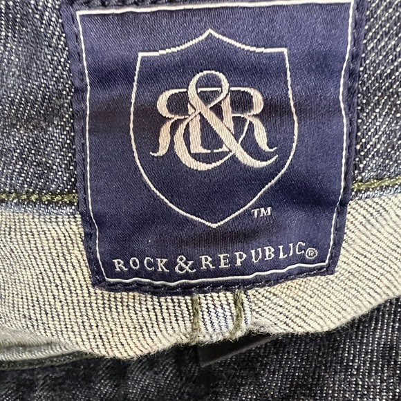 Rock & Republic men’s denim jeans Size 38 Henlee lightly distressed - Picture 4 of 15